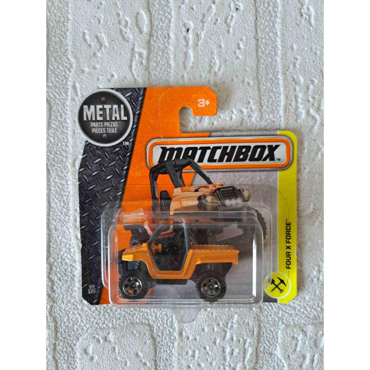 Four x force Matchbox mb 2016-054 oranje - modelauto