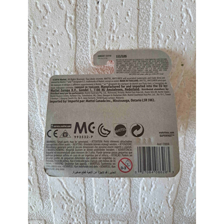 Moto tracker Matchbox mb 2016-111 - modelauto