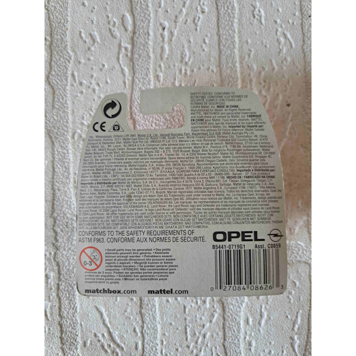 Opel Frogster Bonus Matchbox mb 19 blauw - modelauto Opel Frogster Bonus Matchbox mb 19 blauw - modelauto