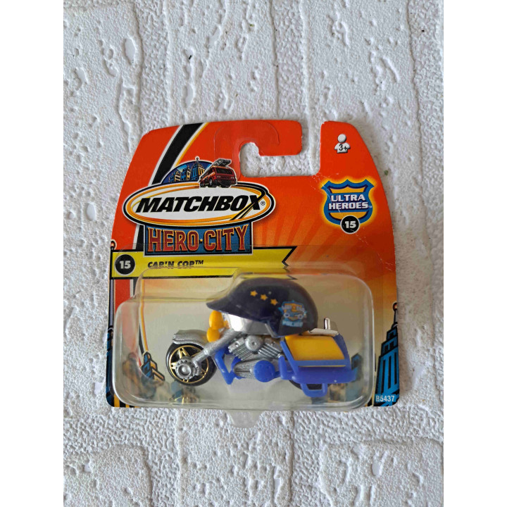 Cap n Cop Motor Hero City Matchbox mb 15 Ultra heroes - modelauto
