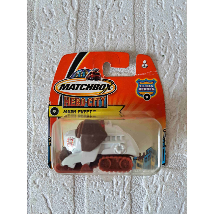 Mush Puppy Hond Hero City Matchbox mb 9 Ultra heroes - modelauto