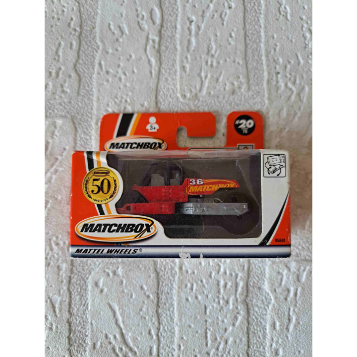 Road Roller Matchbox 50 Jaar mb 20 rood - modelauto