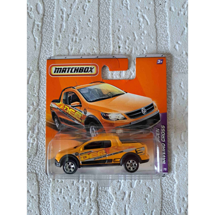 Volkswagen Saveiro Cross Matchbox mb 73 oranje - modelauto