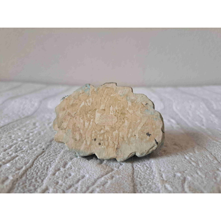 Zeehond op ijsschots met kop omhoog, kunsthars 7x5x5.5cm - dierfiguren