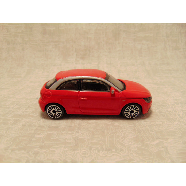 Audi A1 TDi coupe Bburago 1:43 rood