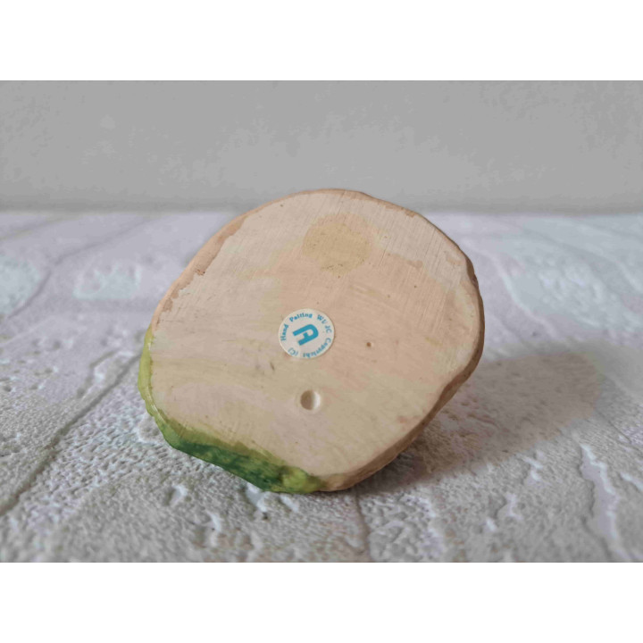 Puerto Ricaanse kuifpad, kunsthars 5.5x6x3.5cm - dierfiguren