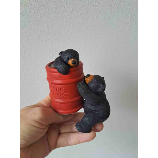 Beren Peek en Boo, Marty Sculpture 7910, kunsthars 12x7x12cm