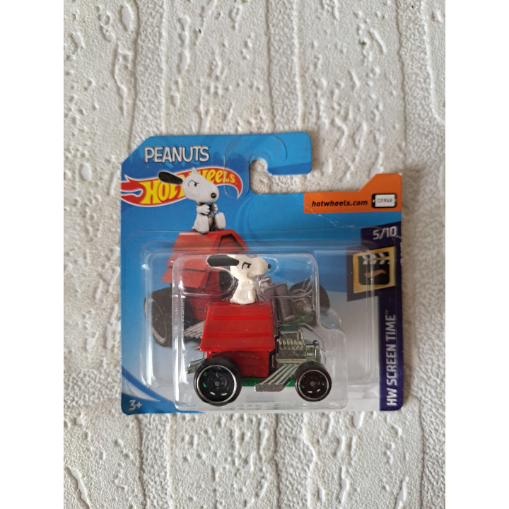 Snoopy Amerikaanse stripreeks Peanuts Hot wheels 2018-025 - Verzamelmodelauto