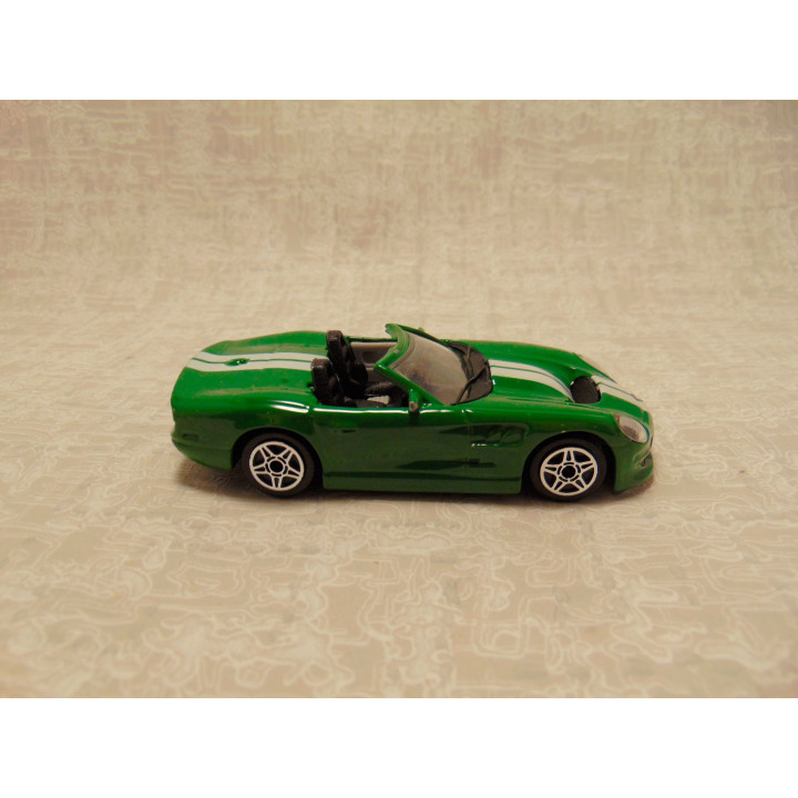 Shelby series one cabrio Bburago 1:43 groen