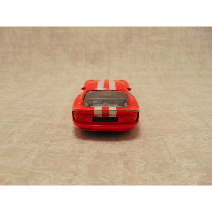 Dodge Viper GTS Bburago 1op43 rood - modelauto