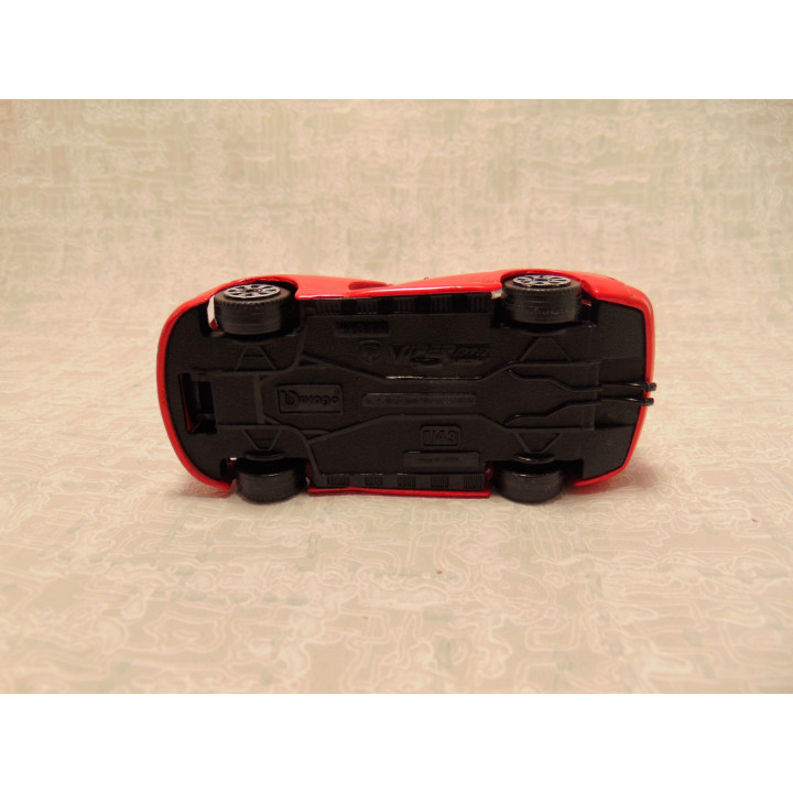 Dodge Viper GTS Bburago 1op43 rood - modelauto