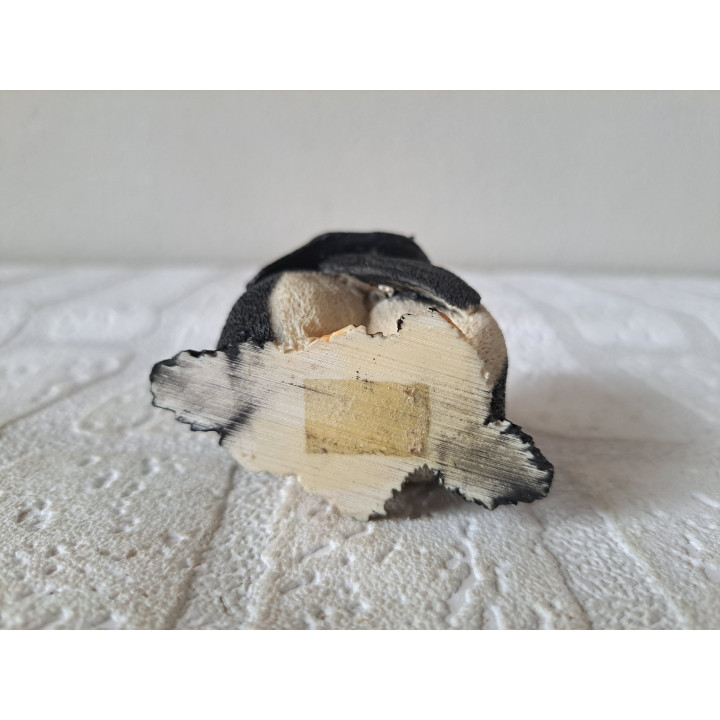 Knuffelende pinguins, kunsthars Castagna 6.5x5x8cm