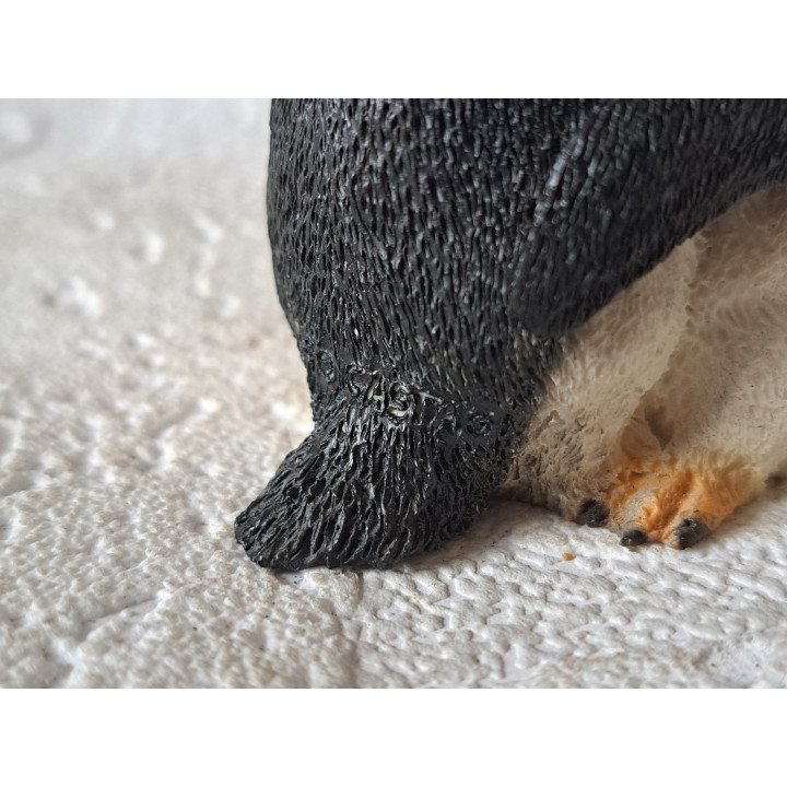 Knuffelende pinguins, kunsthars Castagna 6.5x5x8cm