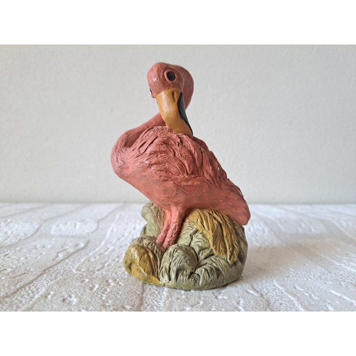 Flamingo, kunsthars 8x5.5x12cm - dierfiguren