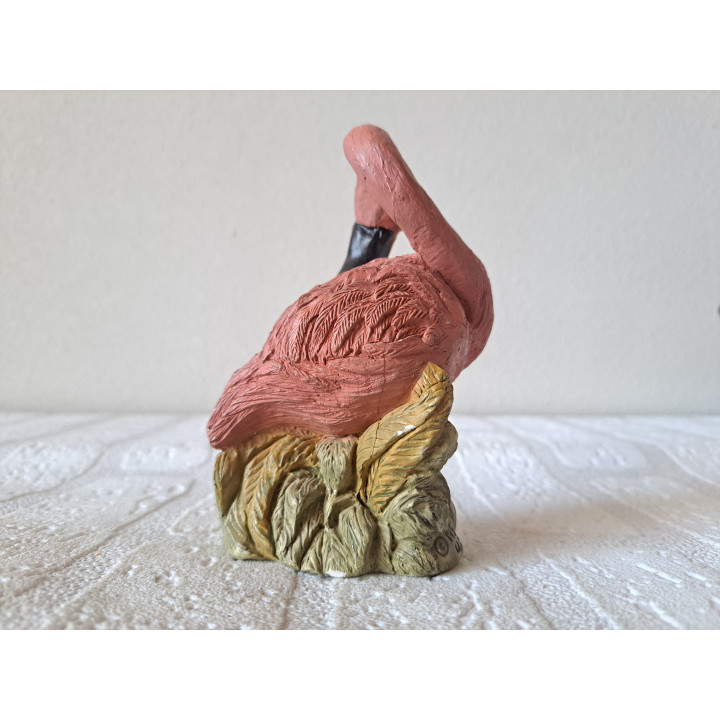 Flamingo, kunsthars 8x5.5x12cm - dierfiguren