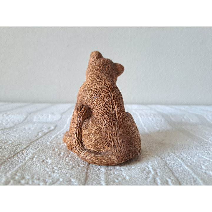 Jonge leeuw Welp, kunsthars 10x6x9.5cm - dierfiguren