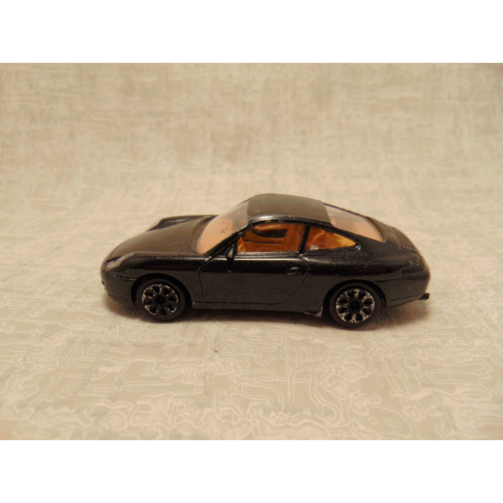 Porsche 911 Carrera coupe Bburago 1:43 donkergrijs