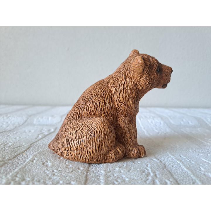 Jonge leeuw Welp, kunsthars 10x6x9.5cm - dierfiguren