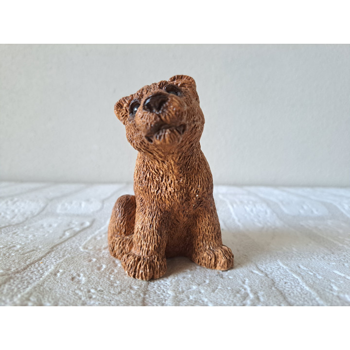 Jonge leeuw Welp, kunsthars 10x6x9.5cm - dierfiguren