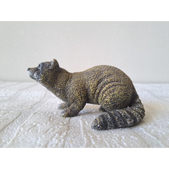 Wasbeer, kunsthars 13x7.5x6cm - dierfiguren