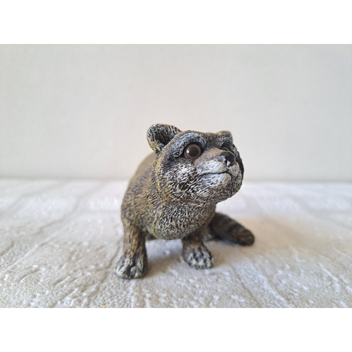 Wasbeer, kunsthars 13x7.5x6cm - dierfiguren