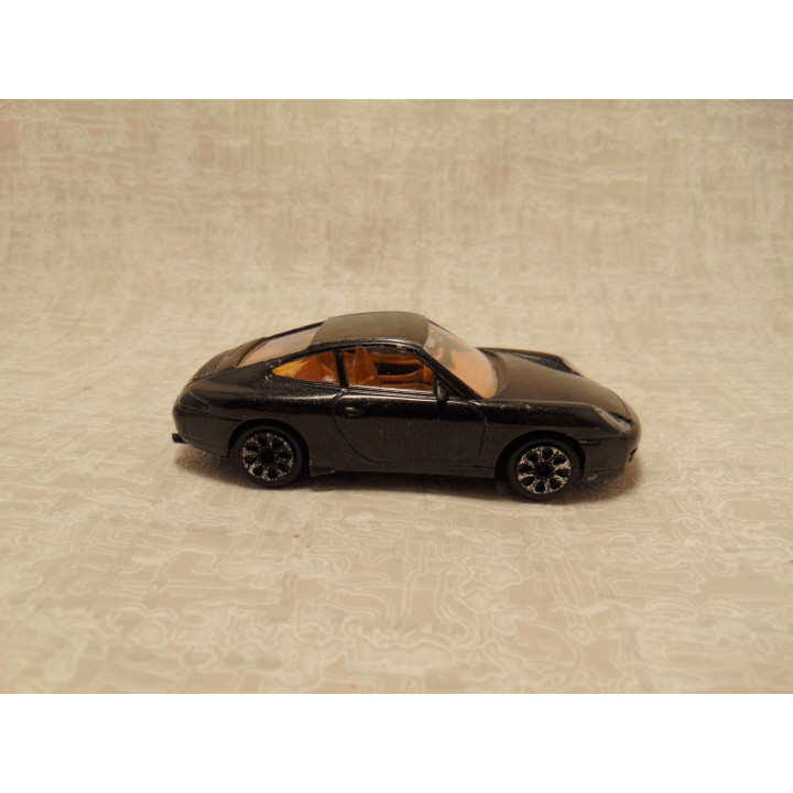 Porsche 911 Carrera coupe Bburago 1:43 donkergrijs