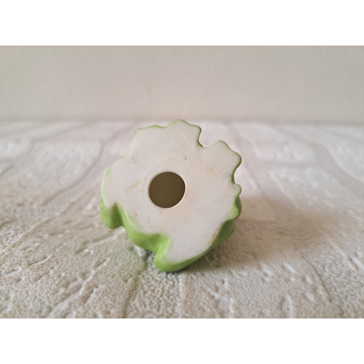 Groene kikker, Franklin Mint porselein 4.5x4.5x5.5cm - dierfiguren