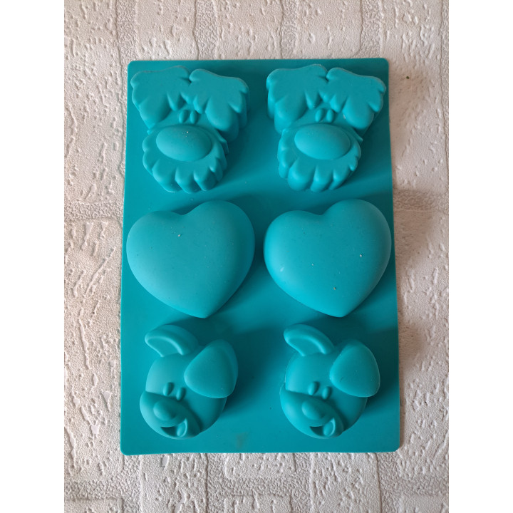 Woezel en Pip bakvorm, Silicoon 25x17x3cm - bakvormen