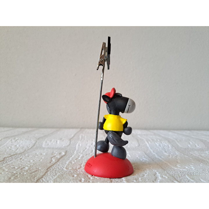 Paard, Ferrari bord en logo, fotohouder, kunsthars D4x12cm - fotohouder