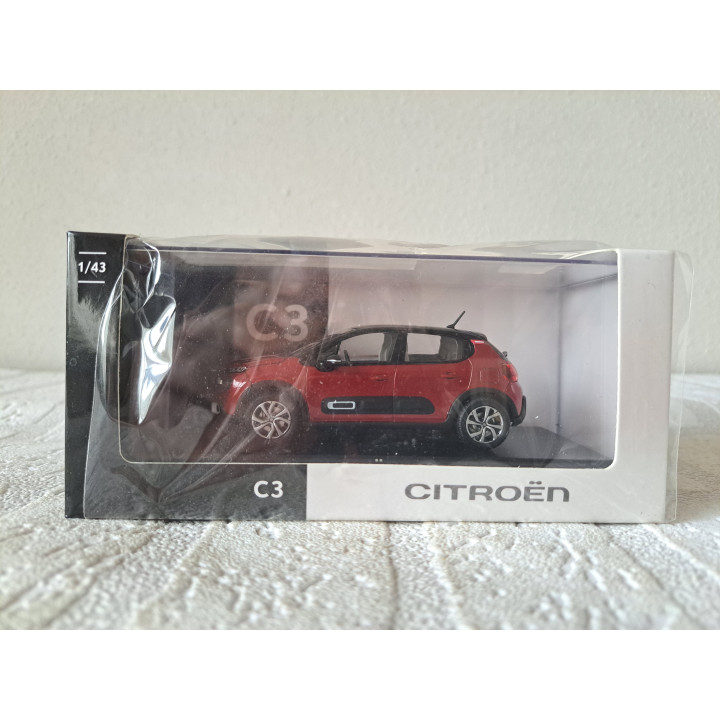 Citroen C3 SUV 2020 rouge elixir Norev 1:43 - modelauto