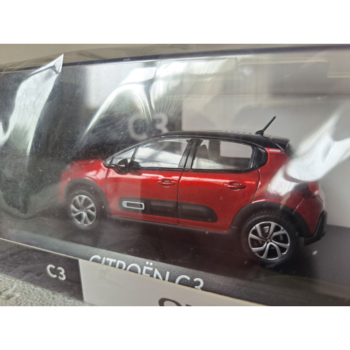 Citroen C3 SUV 2020 rouge elixir Norev 1:43 - modelauto