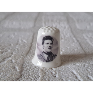 Elvis Presley The King Porcelain Thimble