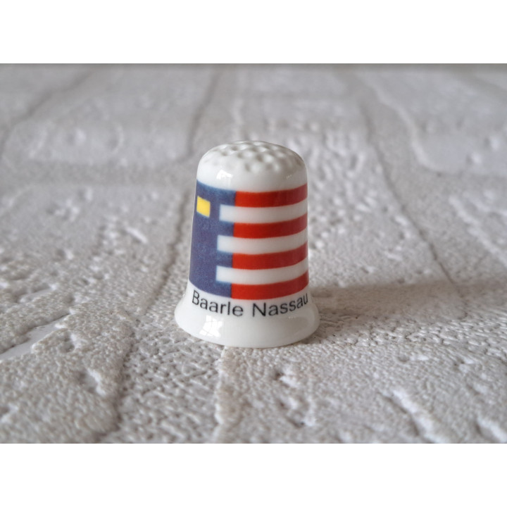 Gemeentevlag Baarle Nassau vingerhoedje - Verzamelobject
