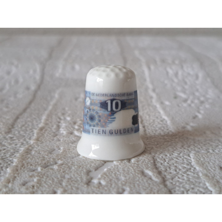 Nederlands geld 10 gulden vingerhoedje