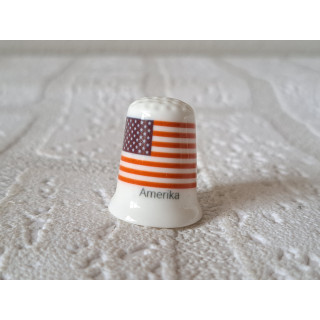 Vlag van Amerika vingerhoedje
