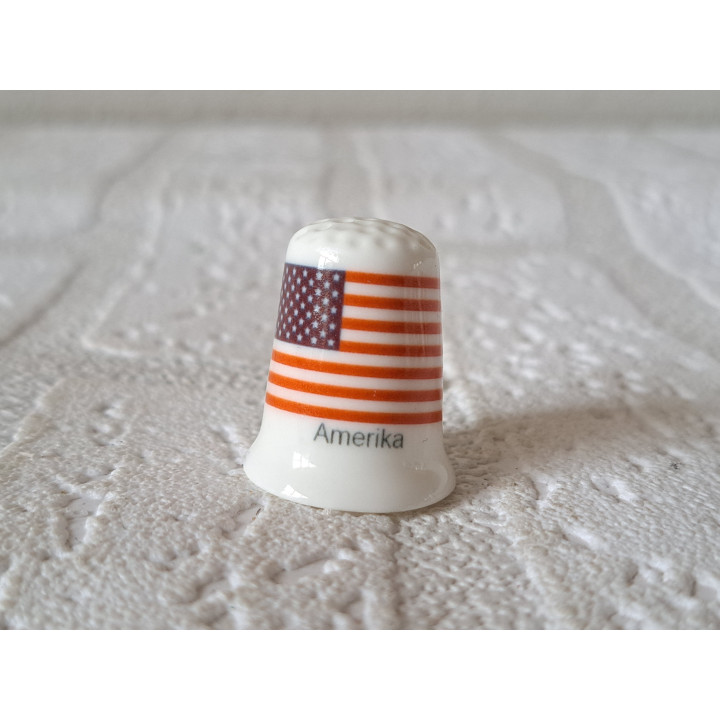 Vlag van Amerika vingerhoedje