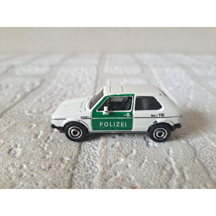 Volkswagen MK1 GTI Golf politie 1:64 Matchbox - modelauto