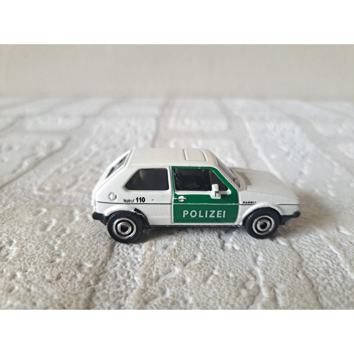 Volkswagen MK1 GTI Golf politie 1:64 Matchbox - modelauto