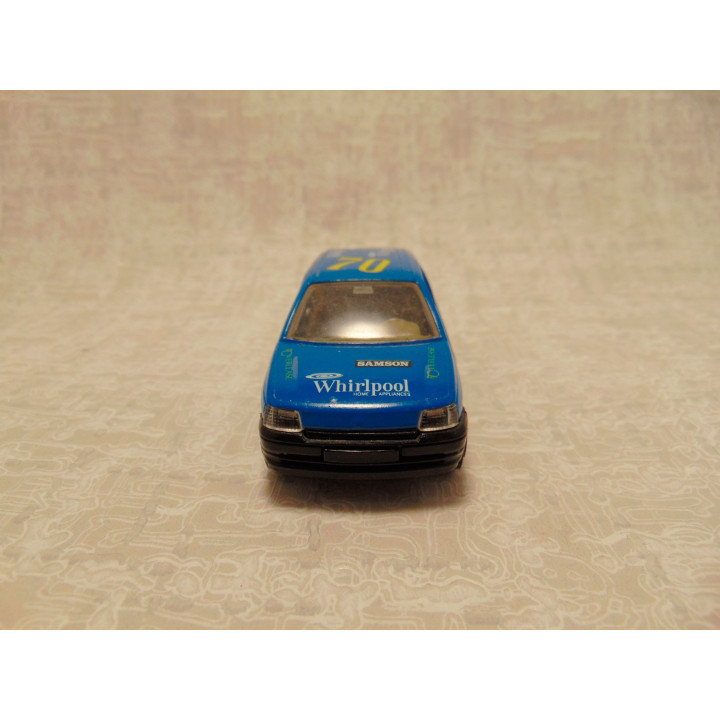 Renault Clio Whirlpool rally Bburago 1:43 blauw