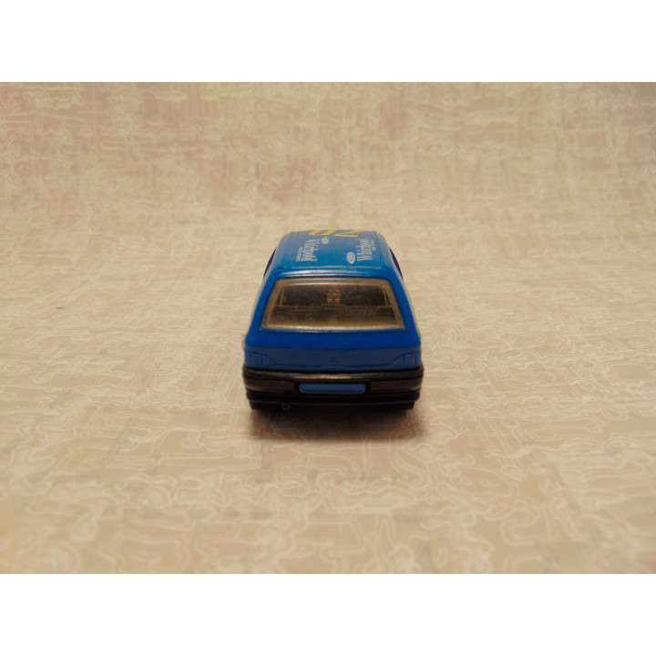 Renault Clio Whirlpool rally Bburago 1:43 blauw