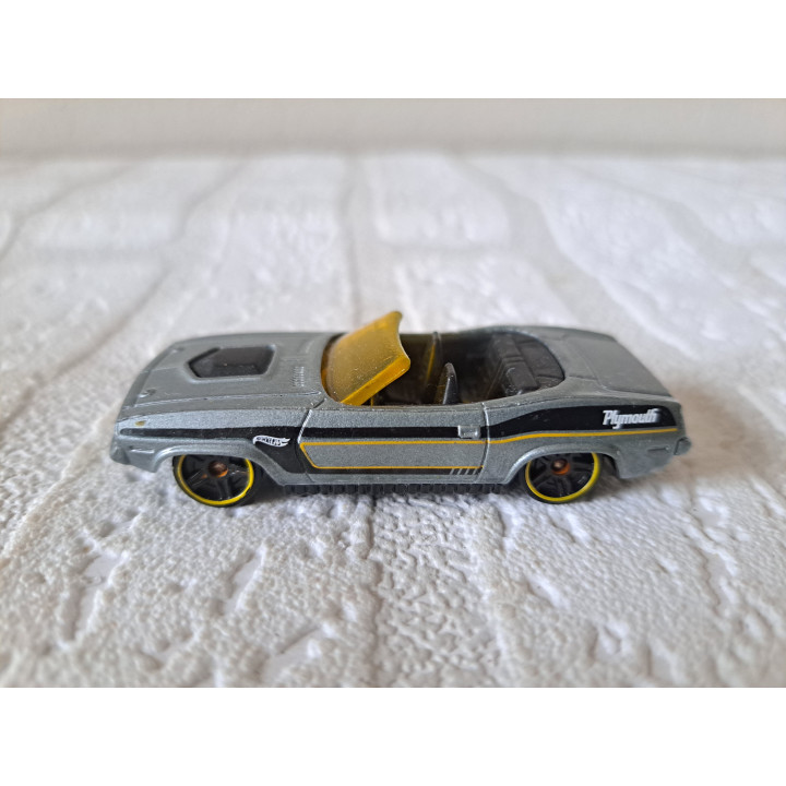 Plymouth Barracuda 1970 10 pack Hot wheels 2017 grijs - Verzamelmodelauto