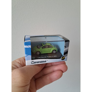 Volkswagen Beetle Turbo S 1:72 Cararama - Hongwell groen