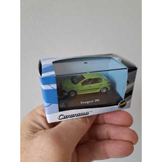 Peugeot 206 2001 1:72 Cararama - Hongwell groen