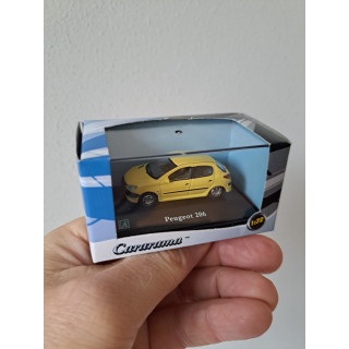 Peugeot 206 2001 1:72 Cararama - Hongwell geel