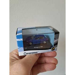Peugeot 206 2001 1:72 Cararama - Hongwell blauw
