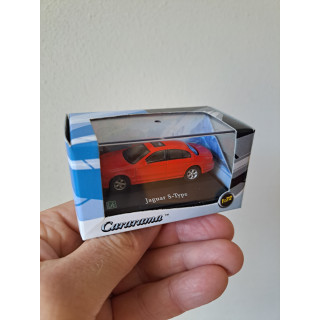 Jaguar S type Cararama - Hongwell 1:72 rood