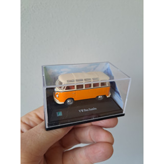 Volkswagen Samba bus T1 1:72 Cararama - Hongwell oranje