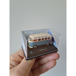 Volkswagen Samba bus T1 1:72 Cararama - Hongwell blauw