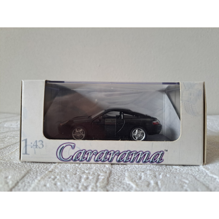 Porsche 911 coupe 1:43 Cararama zwart - modelauto