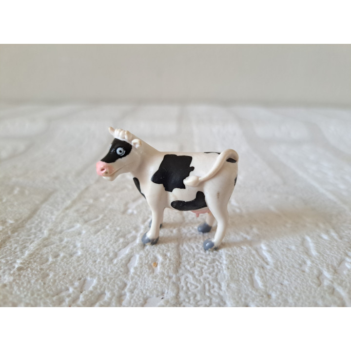 Klara de Koe Albert Heijn yoghurt, kunststof 3.5x1.5x3.5cm - dierfiguren